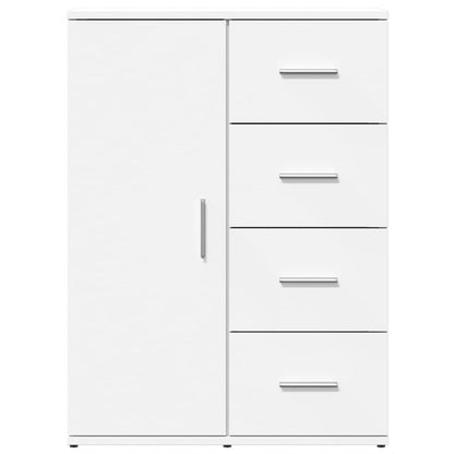 Sideboard White 59x39x80 cm Engineered Wood