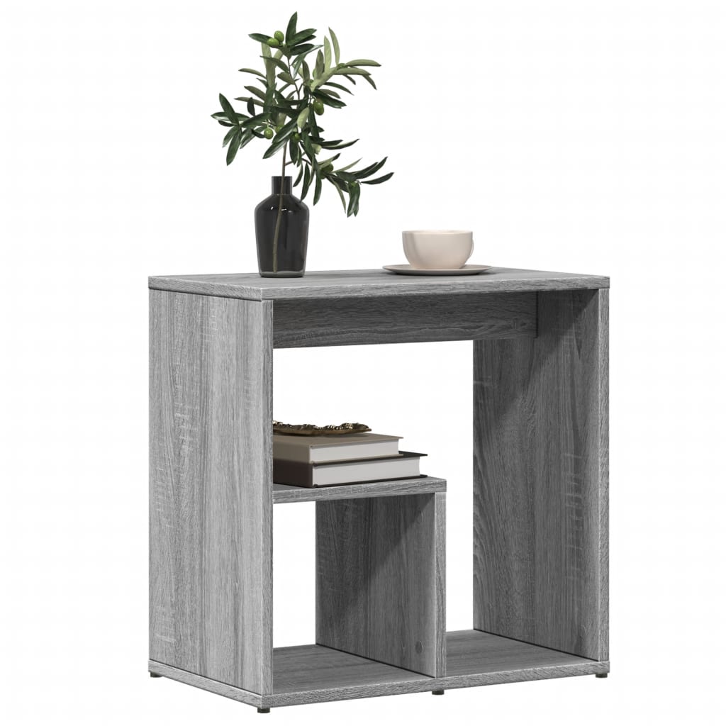 Side Tables 2 pcs Grey Sonoma 50x30x50 cm Engineered Wood