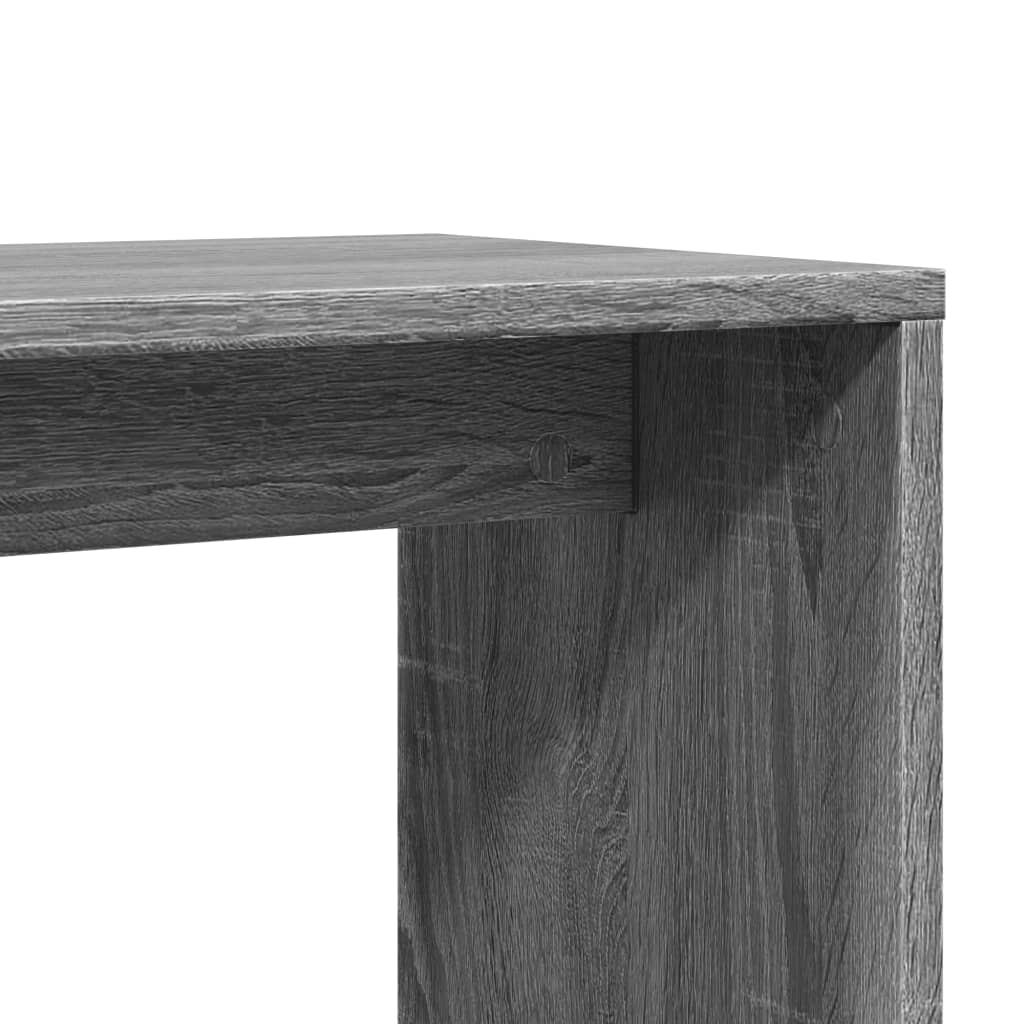 Side Tables 2 pcs Grey Sonoma 50x30x50 cm Engineered Wood