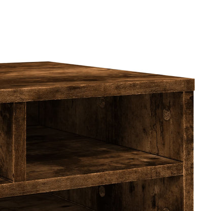 Printer Stand Smoked Oak 49x40x22,5 cm Engineered Wood