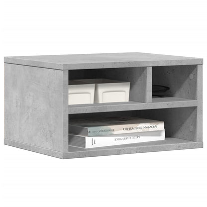 Printer Stand Concrete Grey 40x32x22,5 cm Engineered Wood