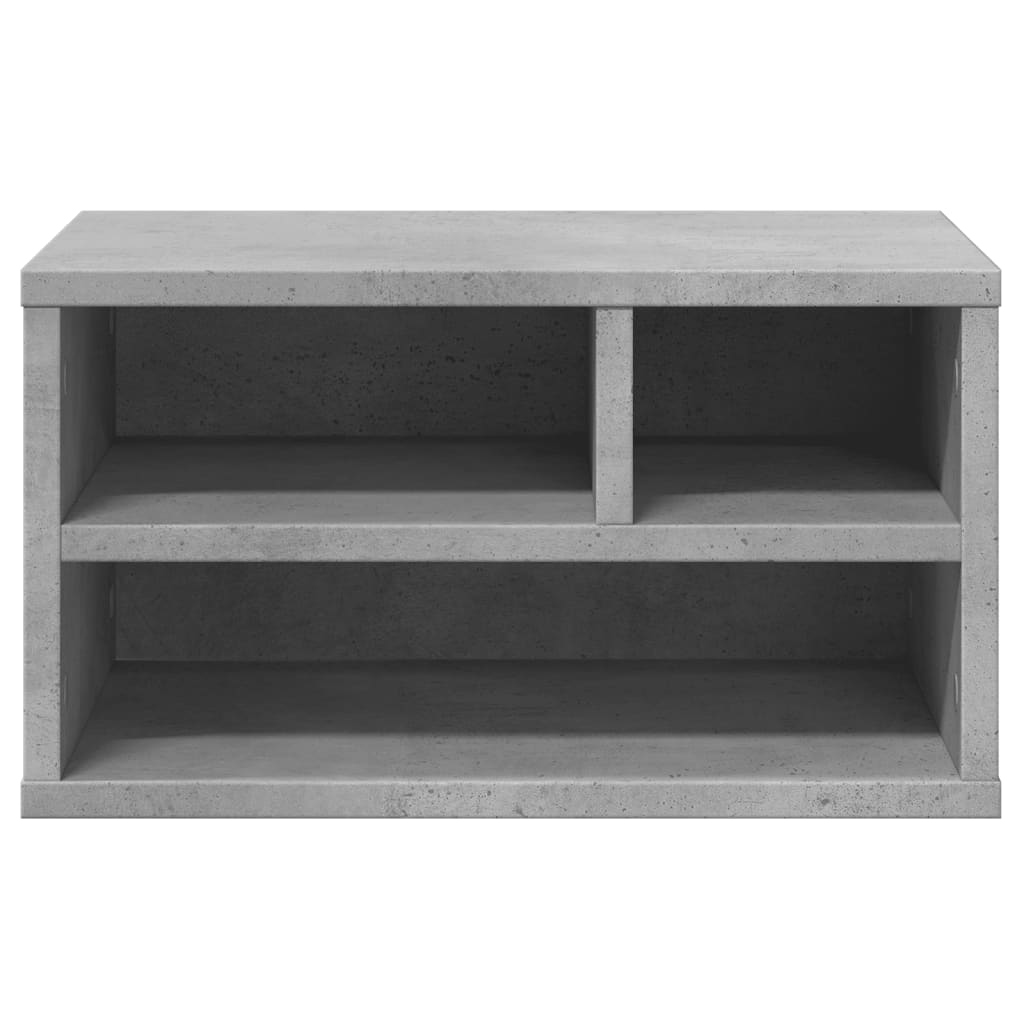 Printer Stand Concrete Grey 40x32x22,5 cm Engineered Wood