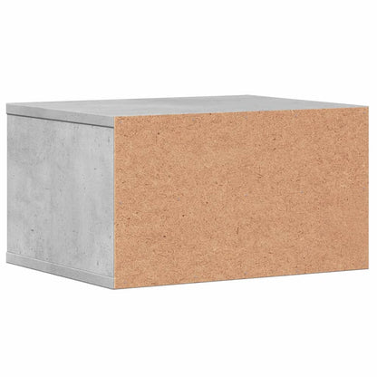 Printer Stand Concrete Grey 40x32x22,5 cm Engineered Wood