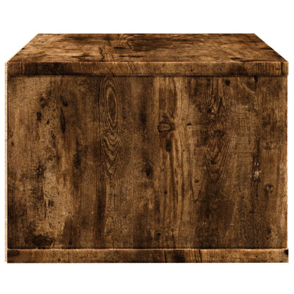Printer Stand Smoked Oak 40x32x22,5 cm Engineered Wood