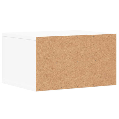 Printer Stand White 40x32x22,5 cm Engineered Wood