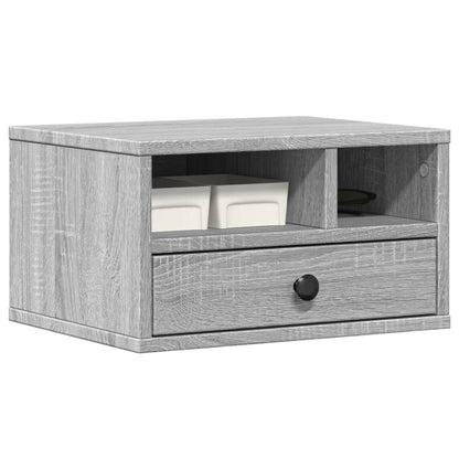 Printer Stand Grey Sonoma 40x32x22,5 cm Engineered Wood