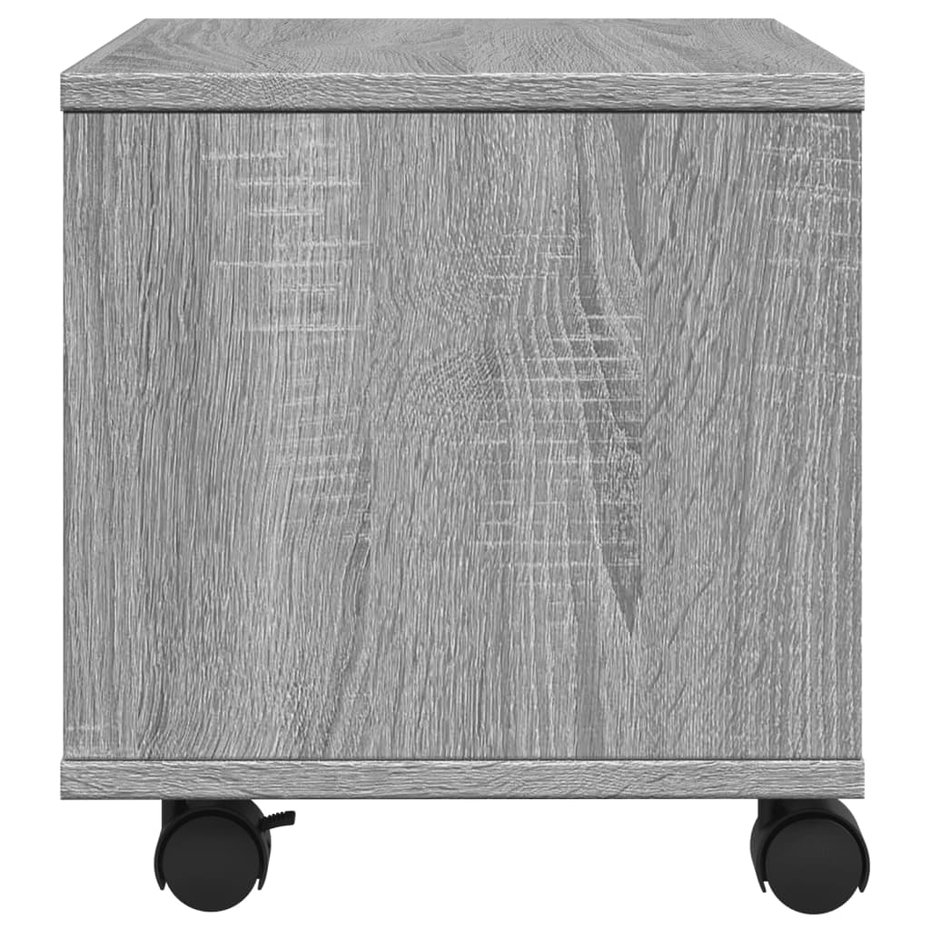 Printer Stand with Wheels Grey Sonoma 41x32x34,5 cm