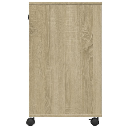 Printer Stand with Wheels Sonoma Oak 60x40x68,5 cm