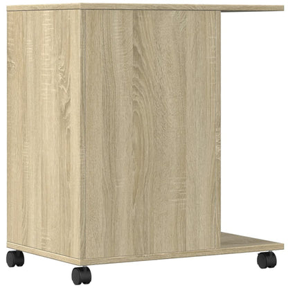 Printer Stand with Wheels Sonoma Oak 60x40x68,5 cm