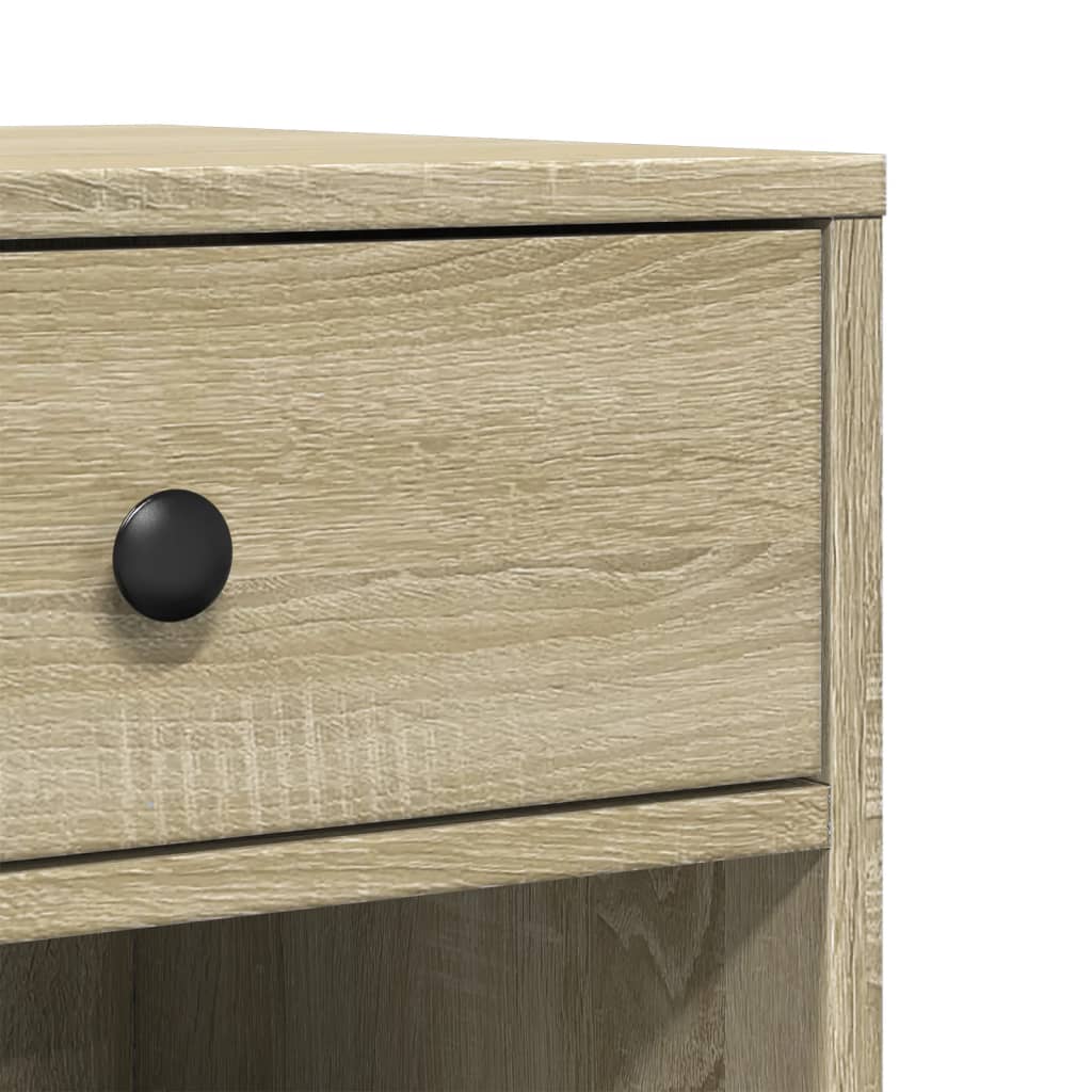 Printer Stand with Wheels Sonoma Oak 60x40x68,5 cm