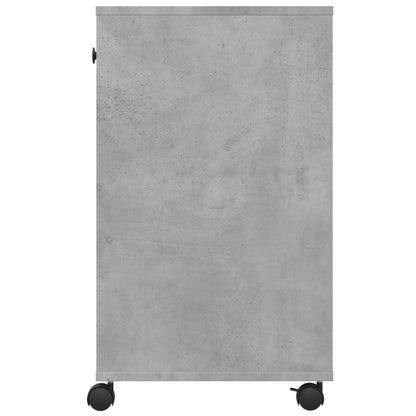 Printer Stand with Wheels Concrete Grey 60x40x68,5 cm