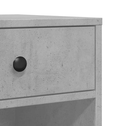 Printer Stand with Wheels Concrete Grey 60x40x68,5 cm