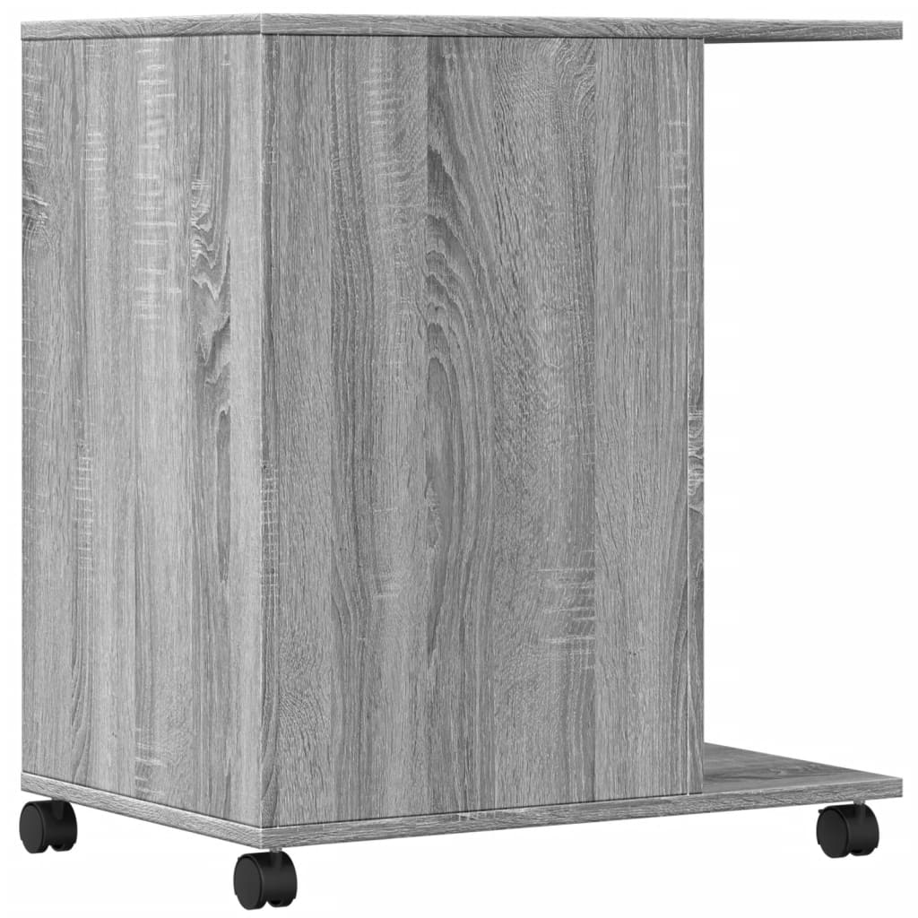 Printer Stand with Wheels Grey Sonoma 60x40x68.5 cm