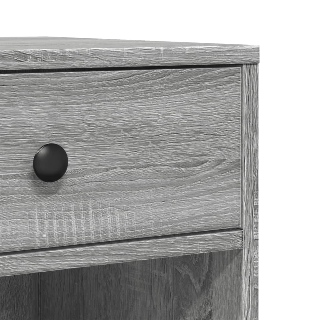 Printer Stand with Wheels Grey Sonoma 60x40x68.5 cm