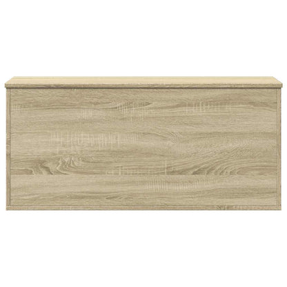 Storage Box Sonoma Oak 100x42x46 cm Engineered Wood