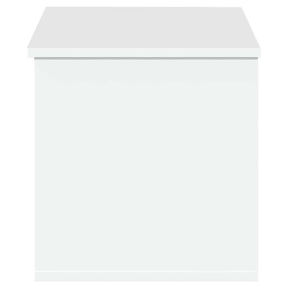 Storage Box White 90x35x35 cm Engineered Wood