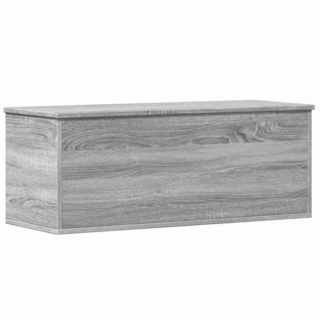 Storage Box Grey Sonoma 90x35x35 cm Engineered Wood