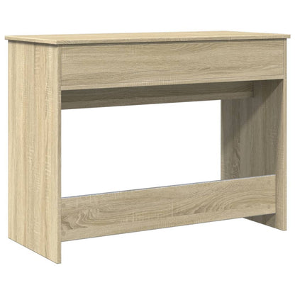 Dressing Table with Mirror Sonoma Oak 100x45x76 cm