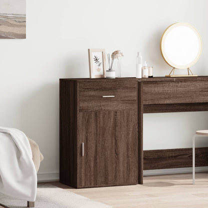 Storage Cabinet Brown Oak 56.5x39x90 cm Engineered Wood