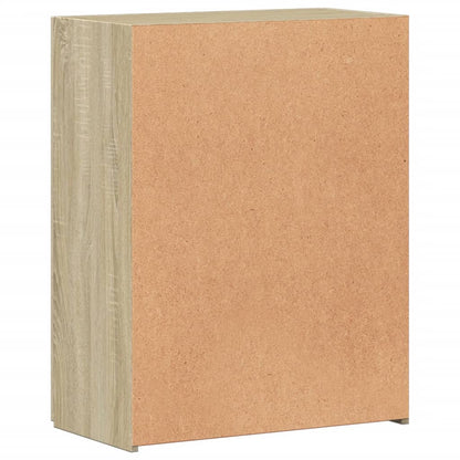 File Cabinet Sonoma Oak 60x32x77.5 cm Engineered Wood