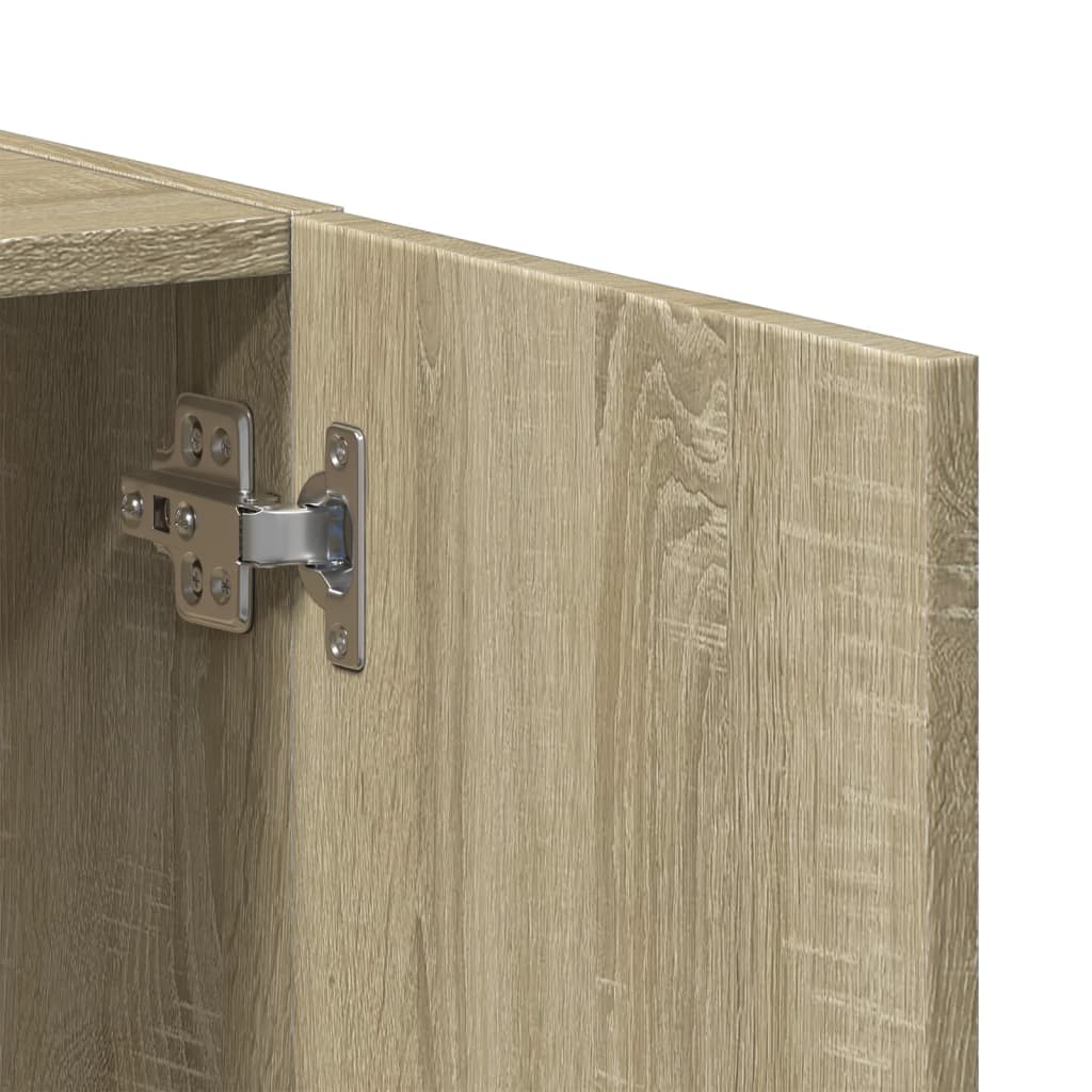 File Cabinet Sonoma Oak 60x32x77.5 cm Engineered Wood