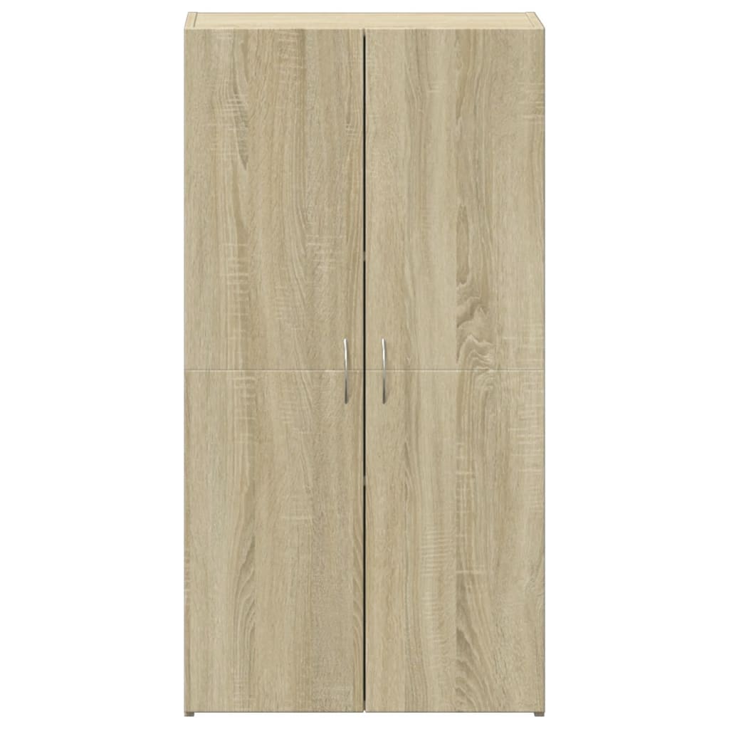 File Cabinet Sonoma Oak 60x32x115 cm Engineered Wood