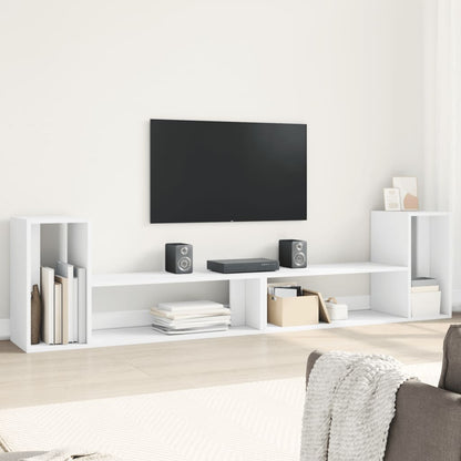 TV Cabinets 2 pcs White 100x30x50 cm Engineered Wood