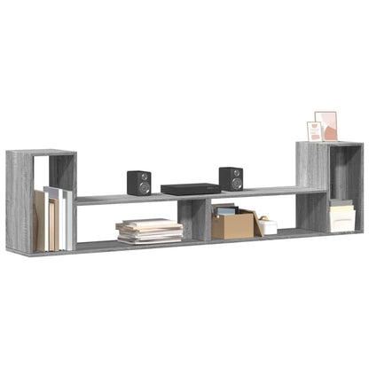 TV Cabinets 2 pcs Grey Sonoma 100x30x50 cm Engineered Wood