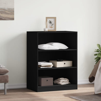 Wardrobe | Black | Engineered wood | Compact | Wardrobe | Rectangular