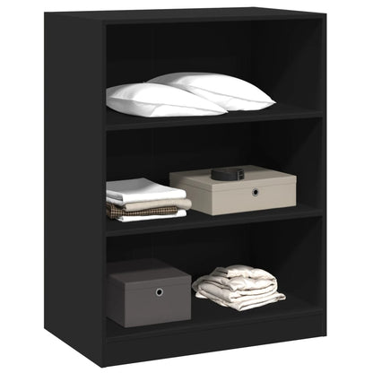 Wardrobe | Black | Engineered wood | Compact | Wardrobe | Rectangular
