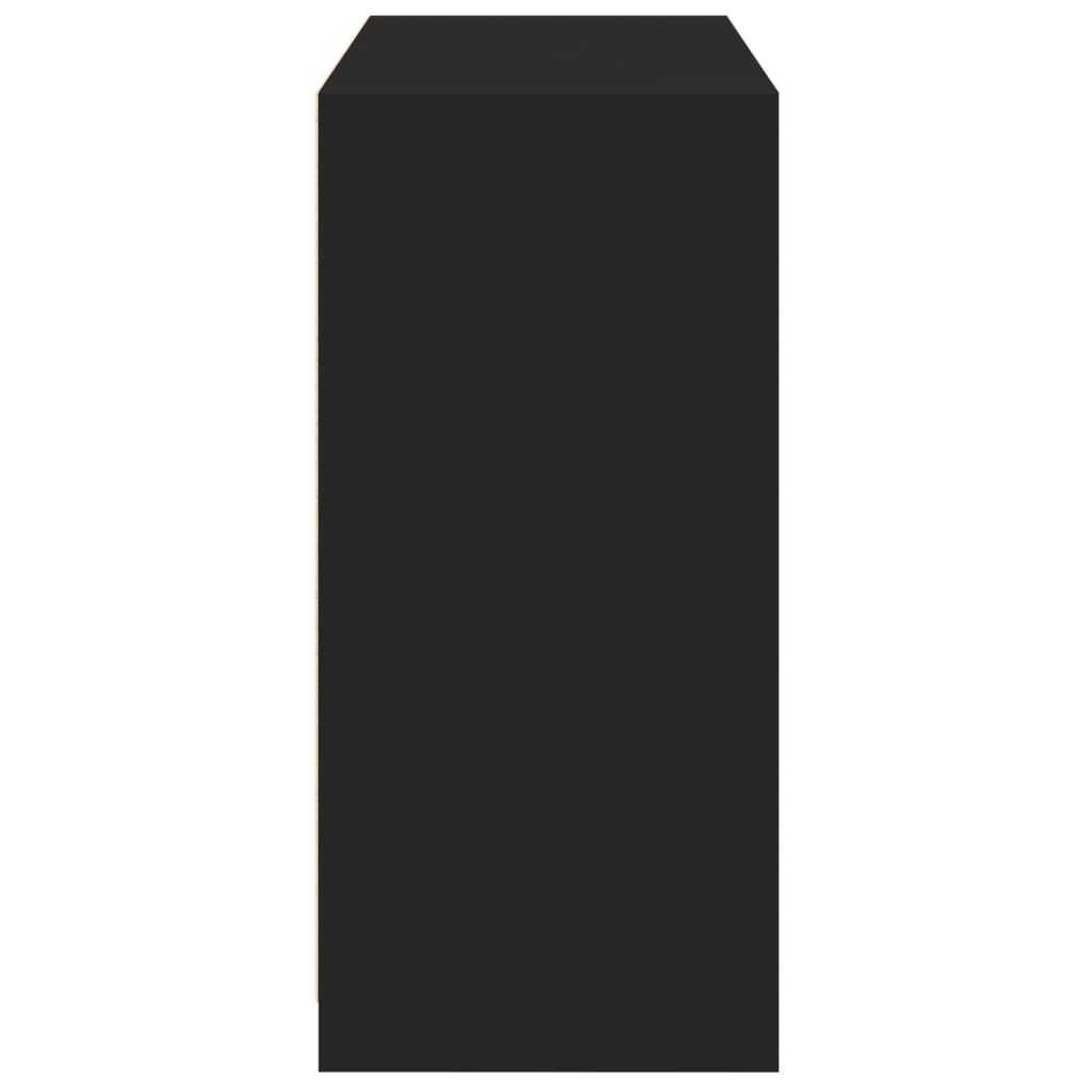 Wardrobe | Black | Engineered wood | Compact | Wardrobe | Rectangular