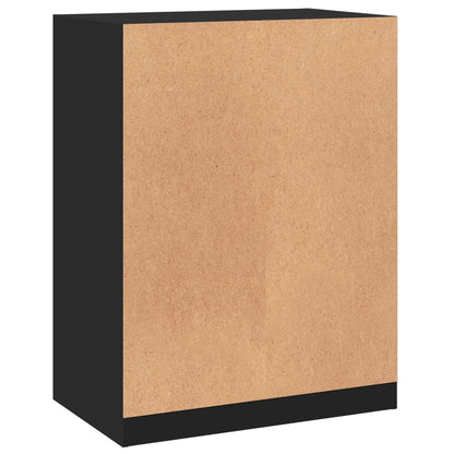 Wardrobe | Black | Engineered wood | Compact | Wardrobe | Rectangular