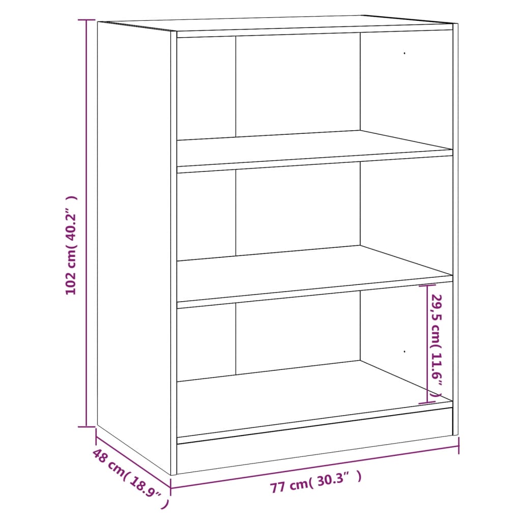 Wardrobe | Black | Engineered wood | Compact | Wardrobe | Rectangular