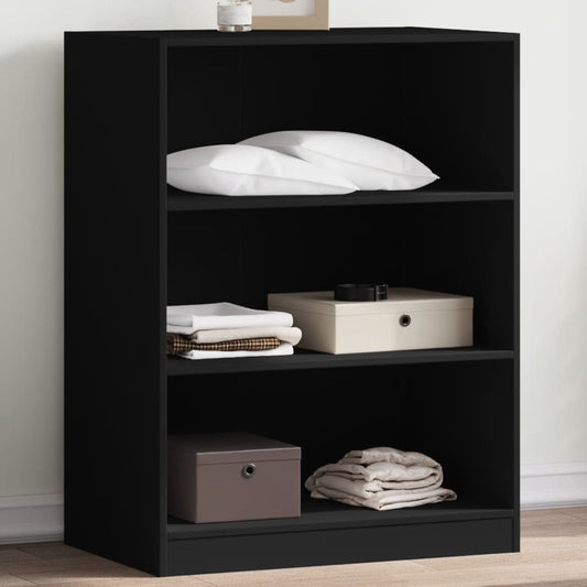 Wardrobe | Black | Engineered wood | Compact | Wardrobe | Rectangular