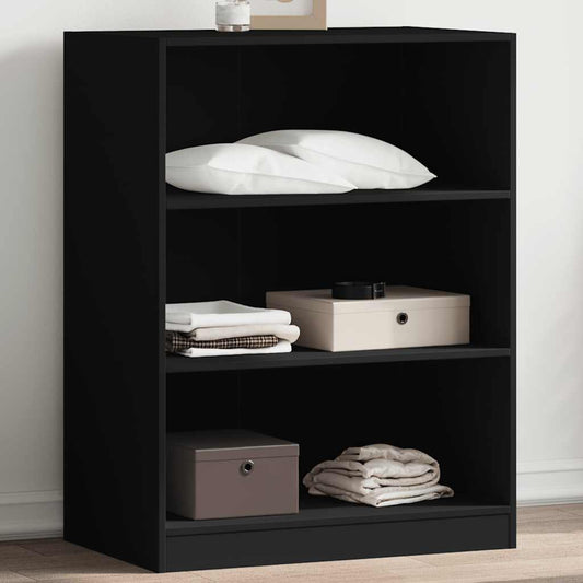 Wardrobe Black 77x48x102 cm Engineered Wood