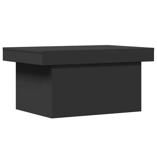 Coffee Table Black 80x55x40 cm Engineered Wood