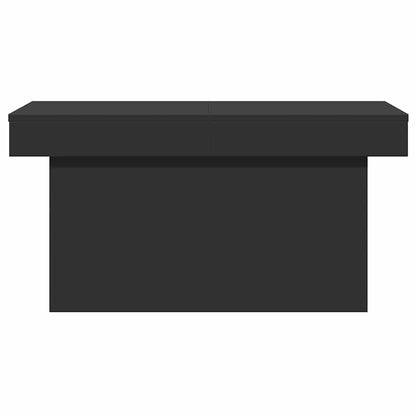 Coffee Table Black 80x55x40 cm Engineered Wood
