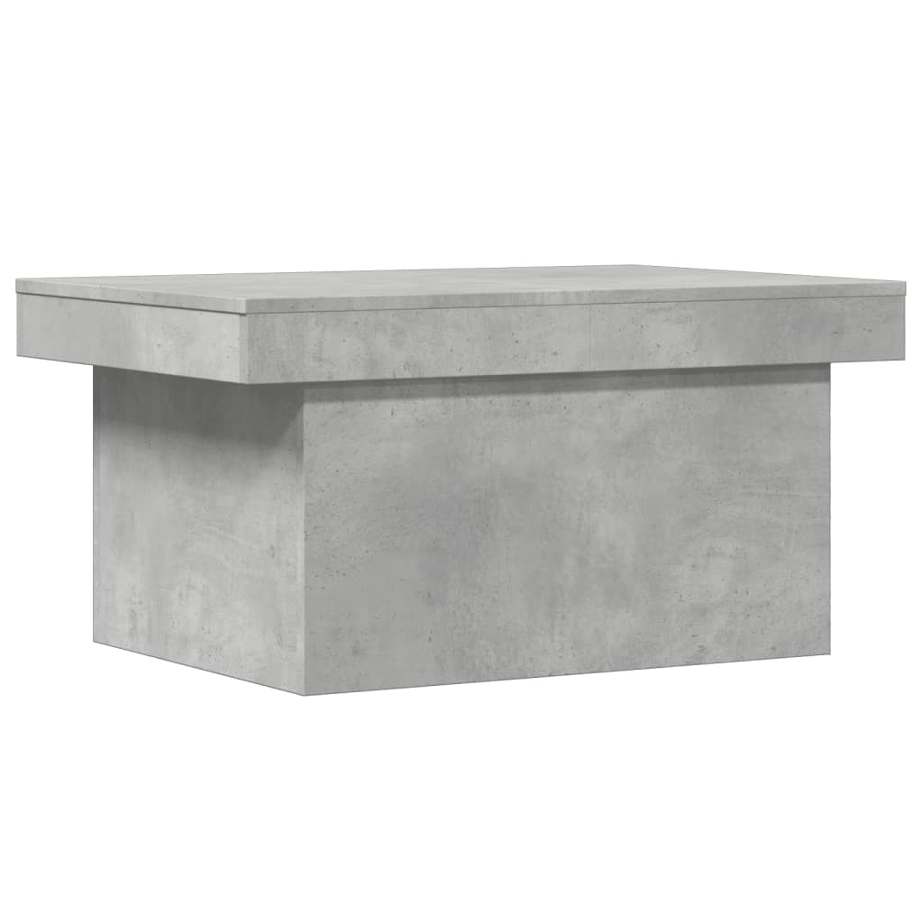 Coffee Table Concrete Grey 80x55x40 cm Engineered Wood