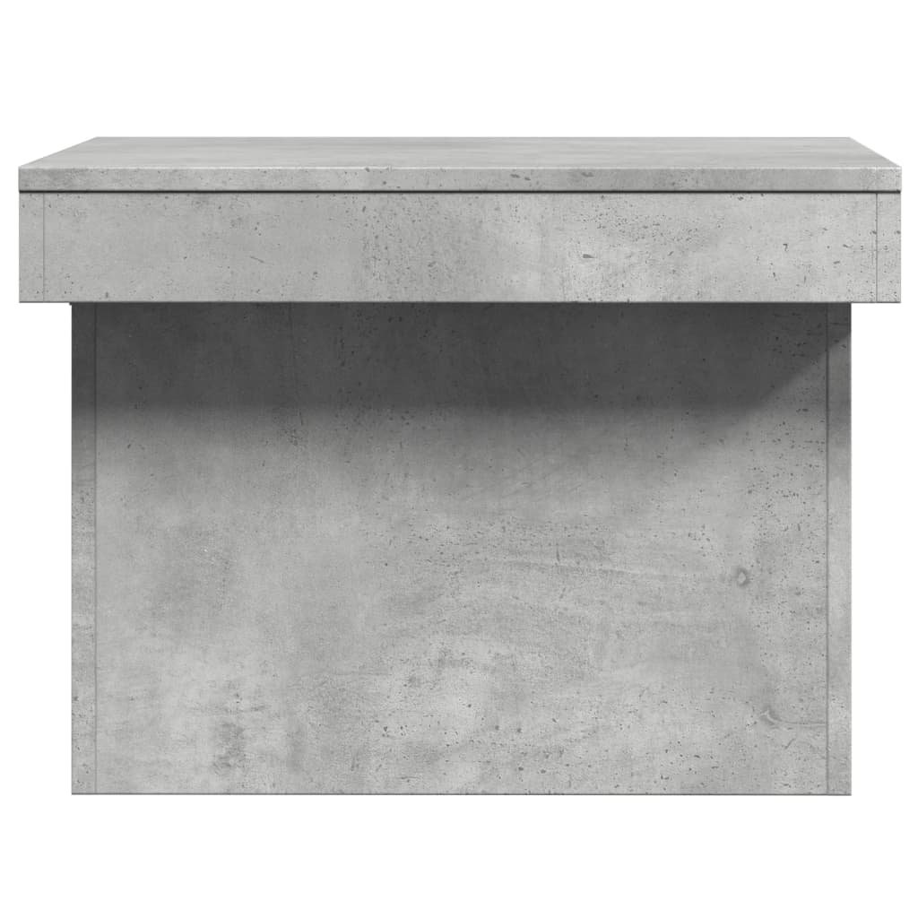 Coffee Table Concrete Grey 80x55x40 cm Engineered Wood
