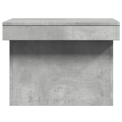 Coffee Table Concrete Grey 80x55x40 cm Engineered Wood