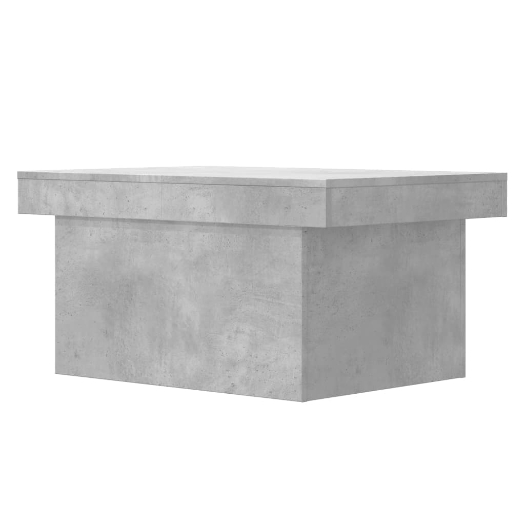 Coffee Table Concrete Grey 80x55x40 cm Engineered Wood