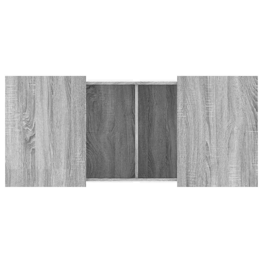 Coffee Table Grey Sonoma 80x55x40 cm Engineered Wood
