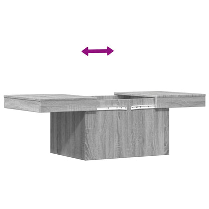 Coffee Table Grey Sonoma 80x55x40 cm Engineered Wood