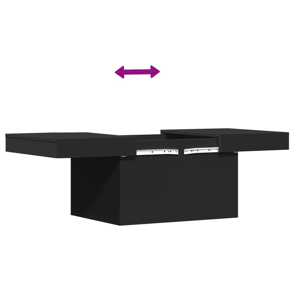 Coffee Table | Black | Engineered Wood | Medium | Coffee Table