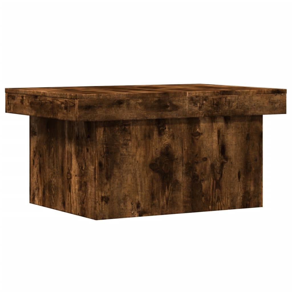 Coffee Table Smoked Oak 100x55x40 cm Engineered Wood