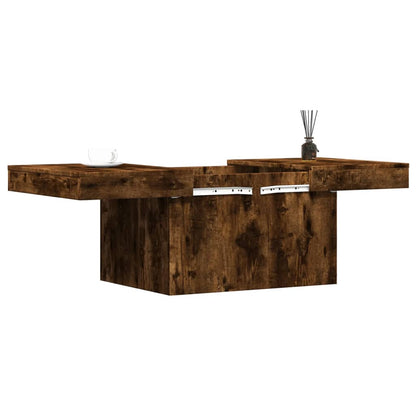 Coffee Table Smoked Oak 100x55x40 cm Engineered Wood