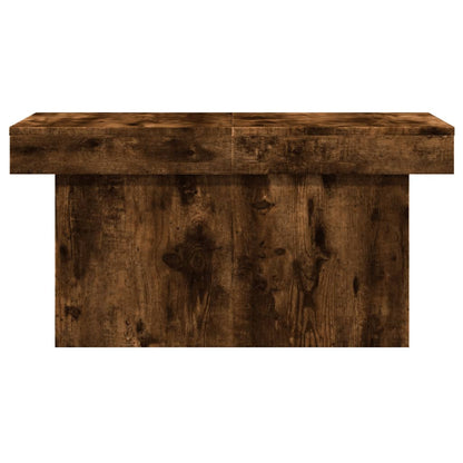 Coffee Table Smoked Oak 100x55x40 cm Engineered Wood