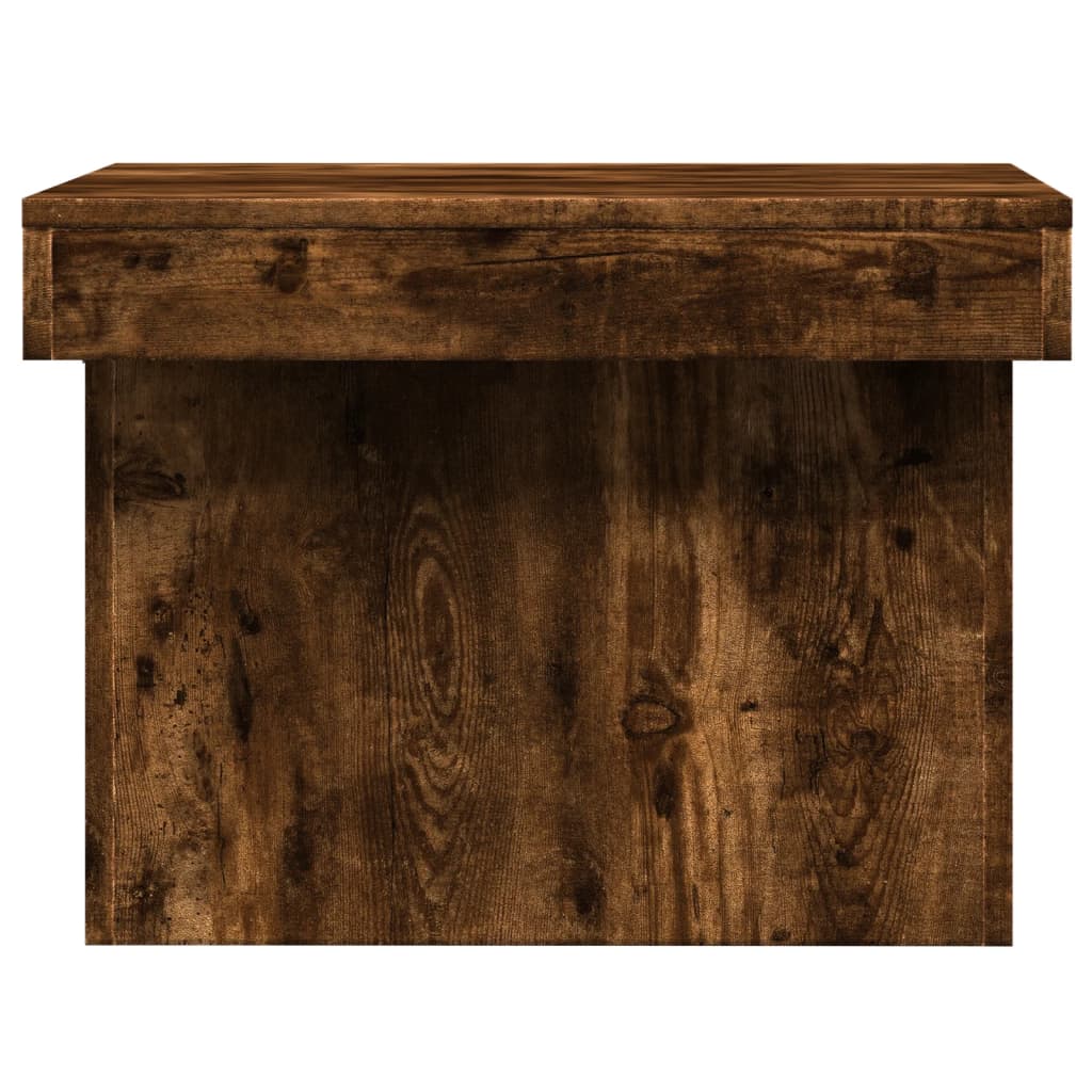 Coffee Table Smoked Oak 100x55x40 cm Engineered Wood