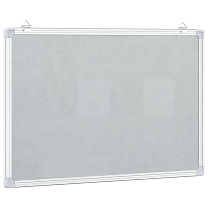 Magnetic Whiteboard 80x60x1.7 cm Aluminium