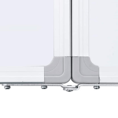 Magnetic Whiteboard Foldable 100x80x1.7 cm Aluminium